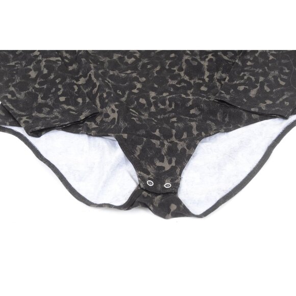 Lularoe Bodysuit Nova Women's Size XL Animal Print Long-Sleeve Round Neck NEW - Picture 2 of 3